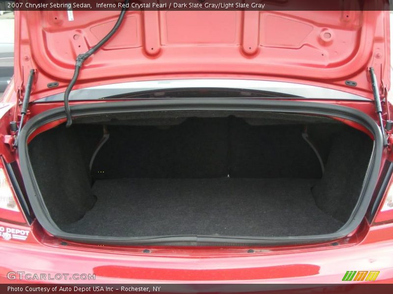 Inferno Red Crystal Pearl / Dark Slate Gray/Light Slate Gray 2007 Chrysler Sebring Sedan