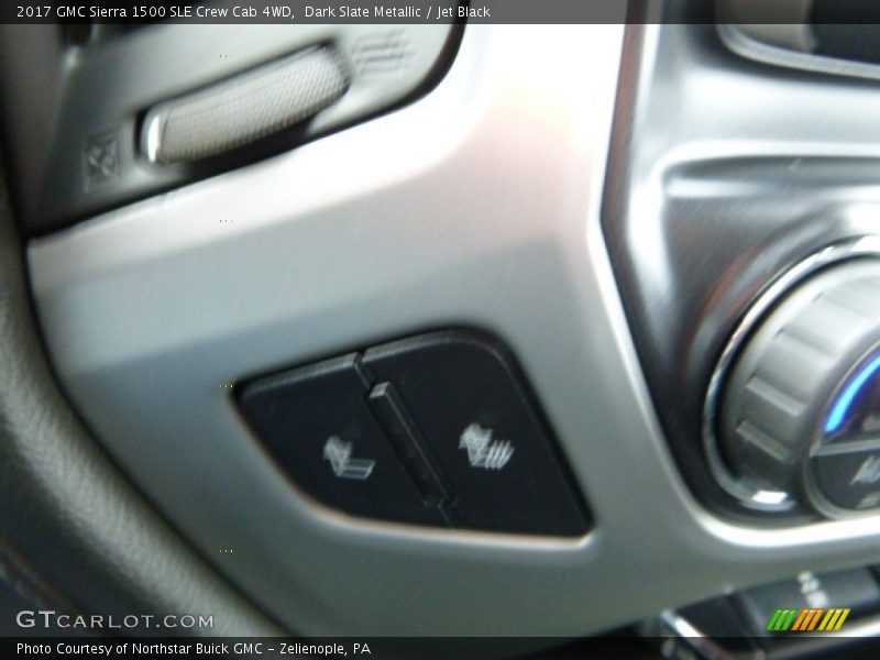 Dark Slate Metallic / Jet Black 2017 GMC Sierra 1500 SLE Crew Cab 4WD