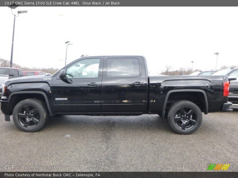 Onyx Black / Jet Black 2017 GMC Sierra 1500 SLE Crew Cab 4WD