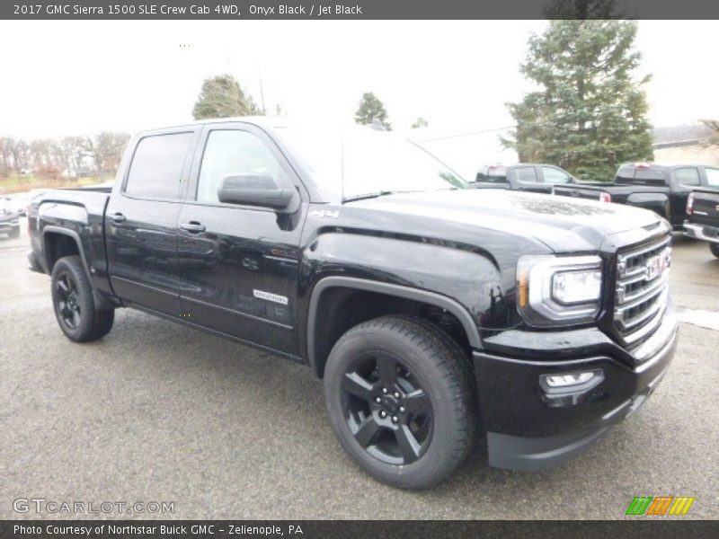 Onyx Black / Jet Black 2017 GMC Sierra 1500 SLE Crew Cab 4WD