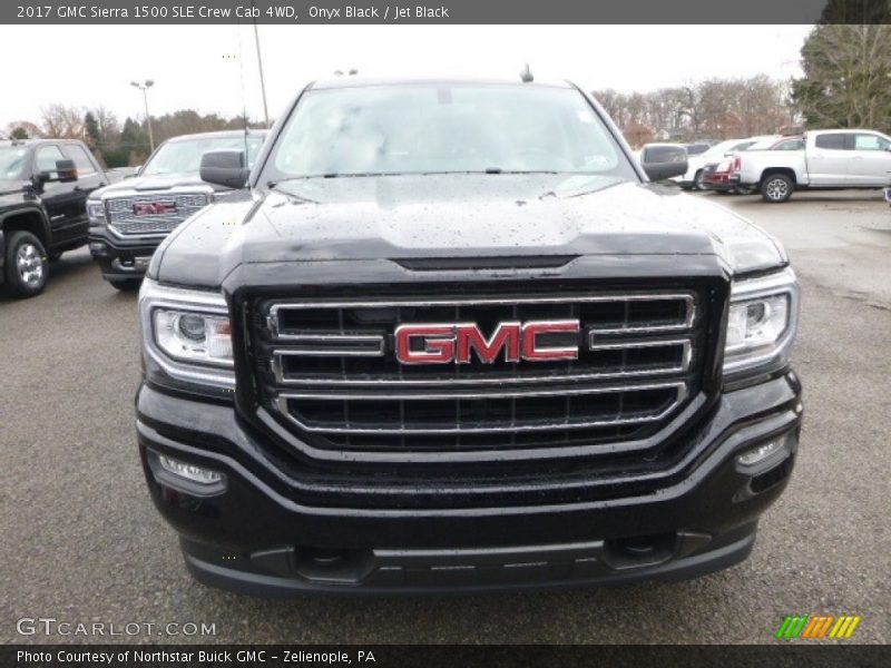 Onyx Black / Jet Black 2017 GMC Sierra 1500 SLE Crew Cab 4WD