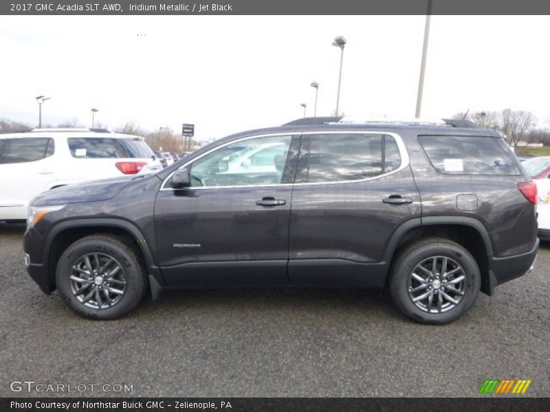 Iridium Metallic / Jet Black 2017 GMC Acadia SLT AWD