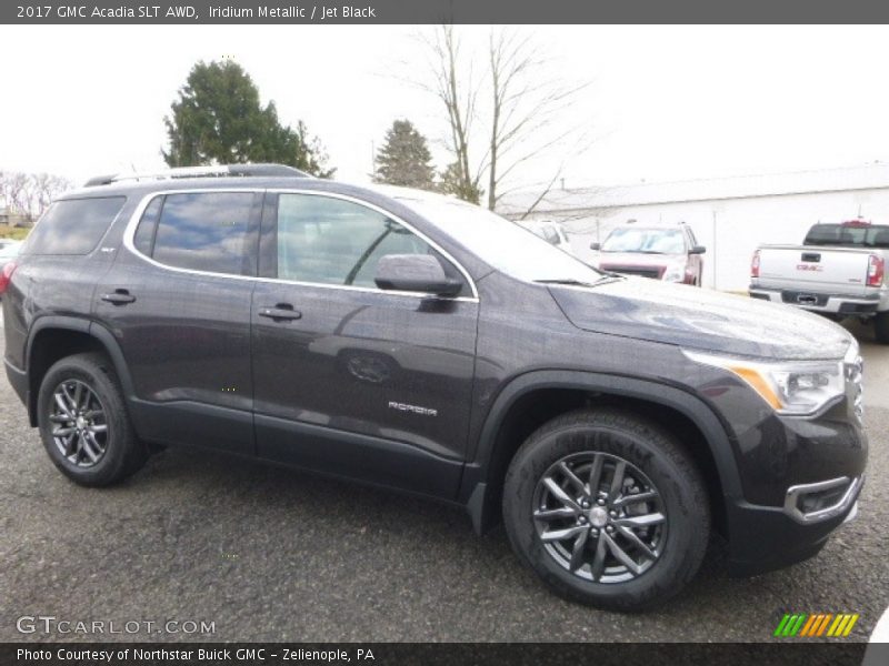 Iridium Metallic / Jet Black 2017 GMC Acadia SLT AWD