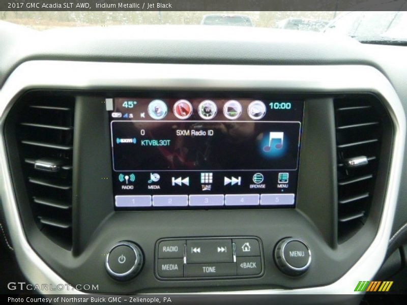 Iridium Metallic / Jet Black 2017 GMC Acadia SLT AWD