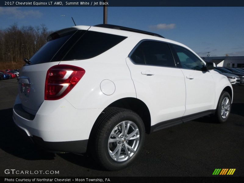 Summit White / Jet Black 2017 Chevrolet Equinox LT AWD