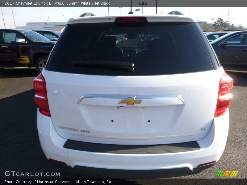 Summit White / Jet Black 2017 Chevrolet Equinox LT AWD