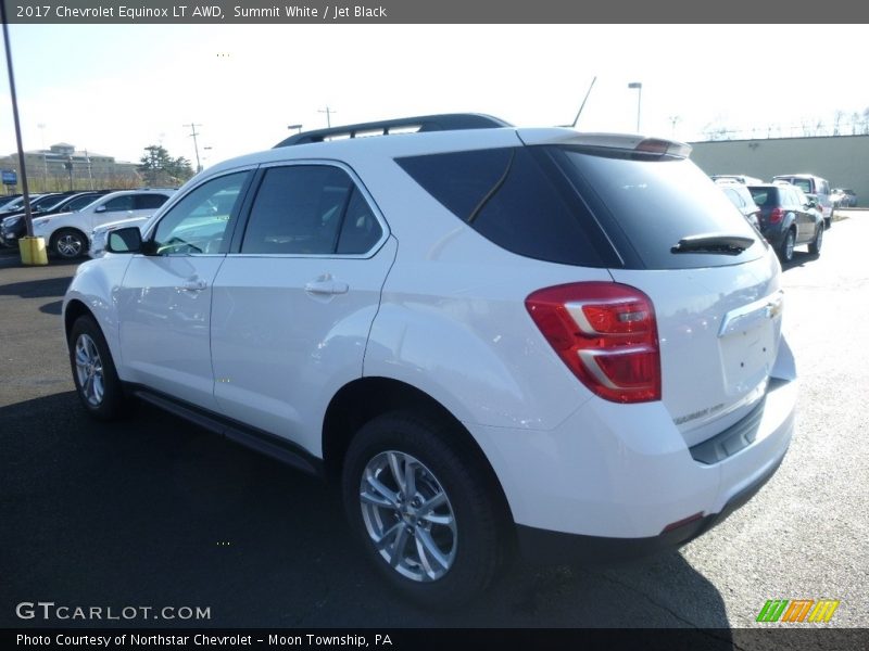 Summit White / Jet Black 2017 Chevrolet Equinox LT AWD