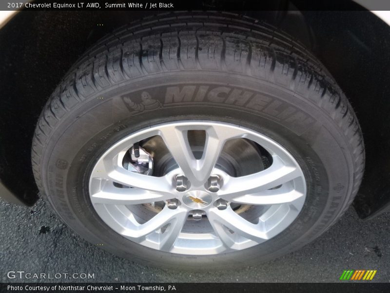 Summit White / Jet Black 2017 Chevrolet Equinox LT AWD