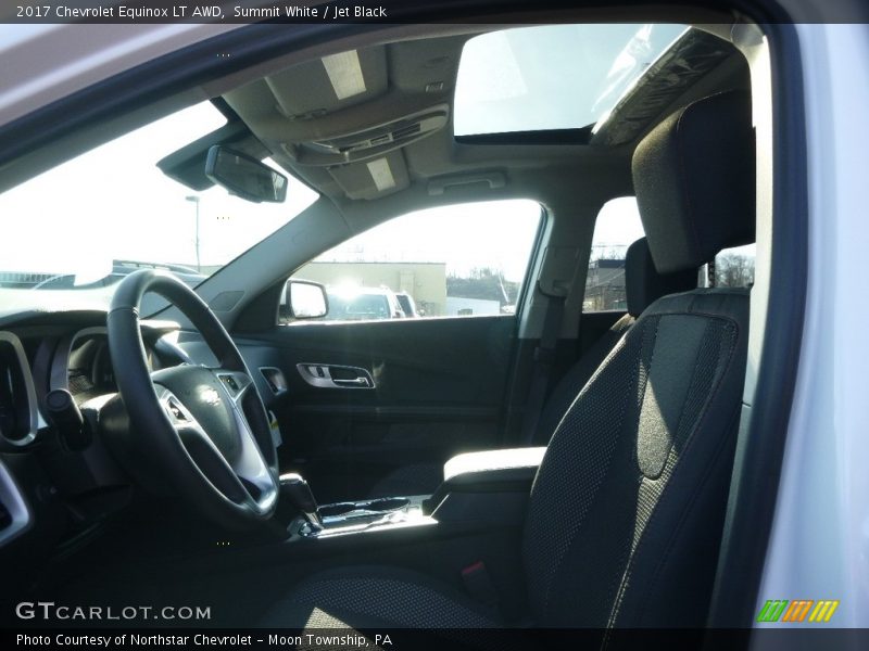 Summit White / Jet Black 2017 Chevrolet Equinox LT AWD