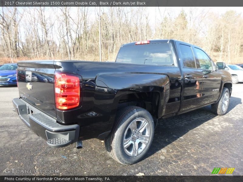 Black / Dark Ash/Jet Black 2017 Chevrolet Silverado 1500 Custom Double Cab