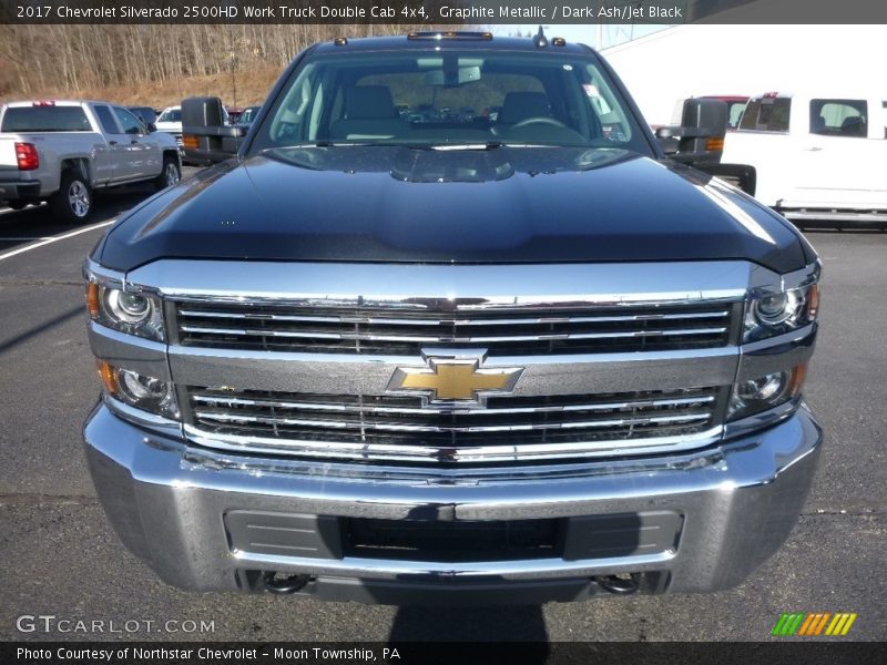 Graphite Metallic / Dark Ash/Jet Black 2017 Chevrolet Silverado 2500HD Work Truck Double Cab 4x4