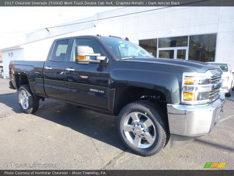Graphite Metallic / Dark Ash/Jet Black 2017 Chevrolet Silverado 2500HD Work Truck Double Cab 4x4