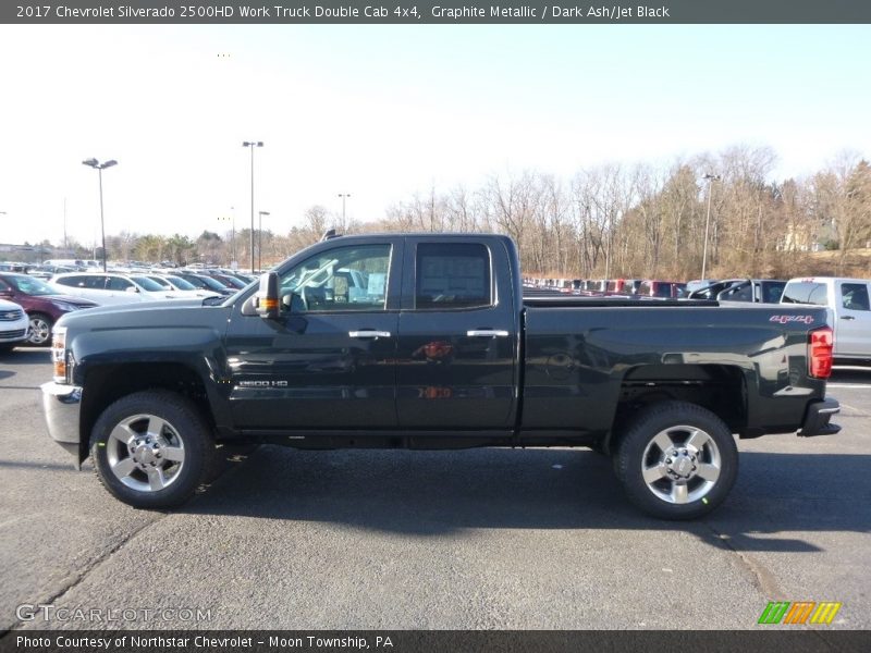 Graphite Metallic / Dark Ash/Jet Black 2017 Chevrolet Silverado 2500HD Work Truck Double Cab 4x4