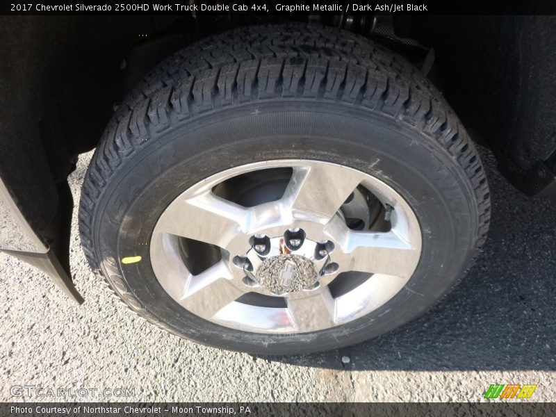 Graphite Metallic / Dark Ash/Jet Black 2017 Chevrolet Silverado 2500HD Work Truck Double Cab 4x4
