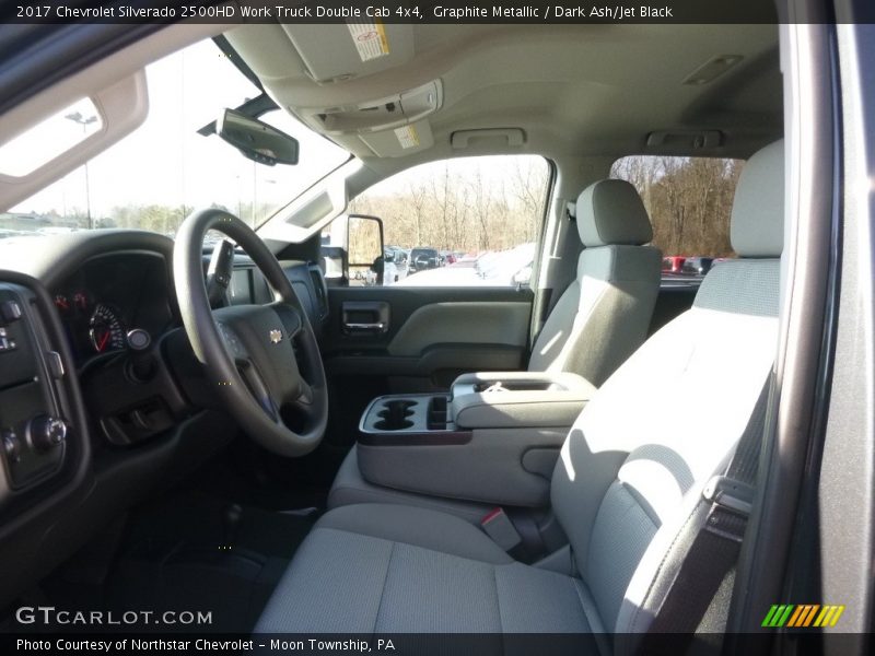 Graphite Metallic / Dark Ash/Jet Black 2017 Chevrolet Silverado 2500HD Work Truck Double Cab 4x4