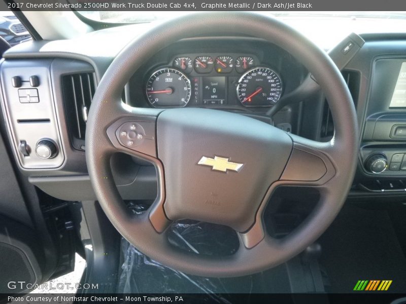 Graphite Metallic / Dark Ash/Jet Black 2017 Chevrolet Silverado 2500HD Work Truck Double Cab 4x4
