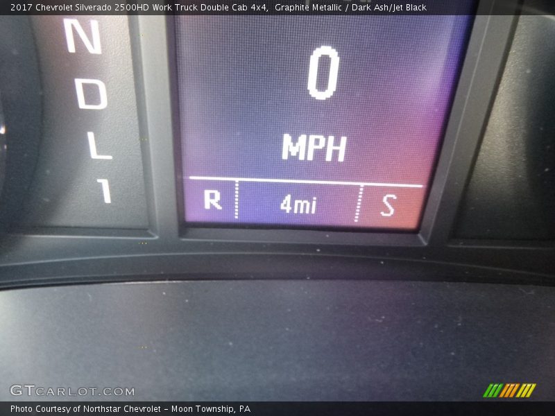 Graphite Metallic / Dark Ash/Jet Black 2017 Chevrolet Silverado 2500HD Work Truck Double Cab 4x4