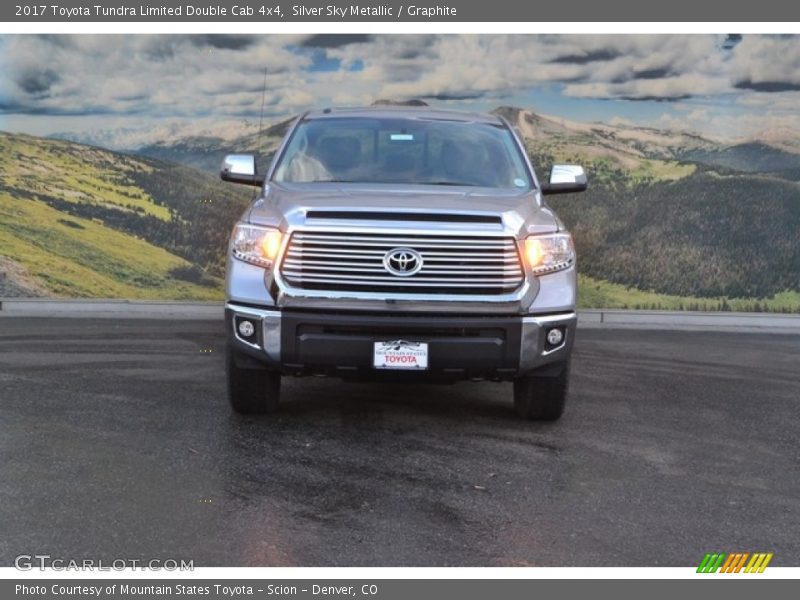 Silver Sky Metallic / Graphite 2017 Toyota Tundra Limited Double Cab 4x4