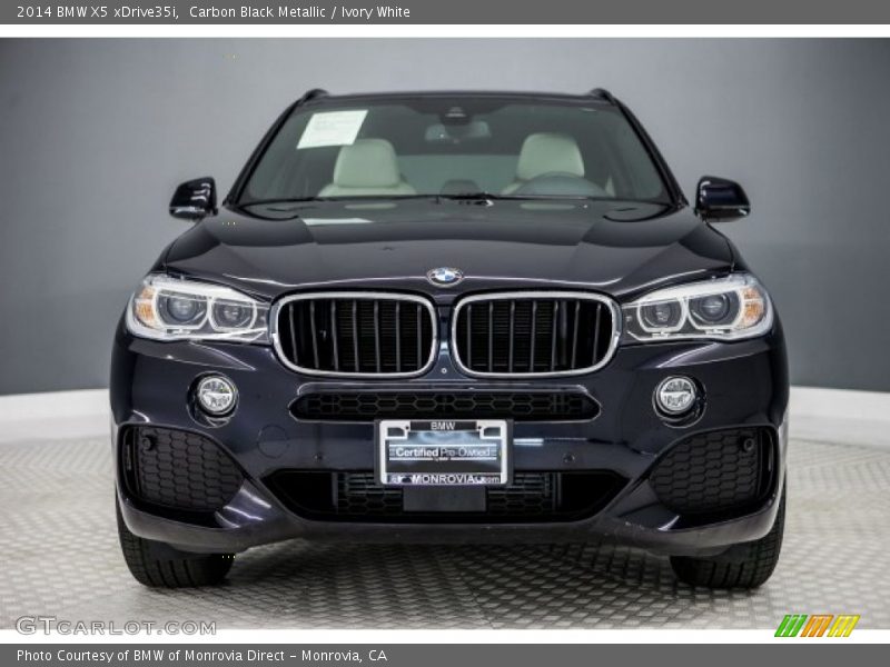 Carbon Black Metallic / Ivory White 2014 BMW X5 xDrive35i