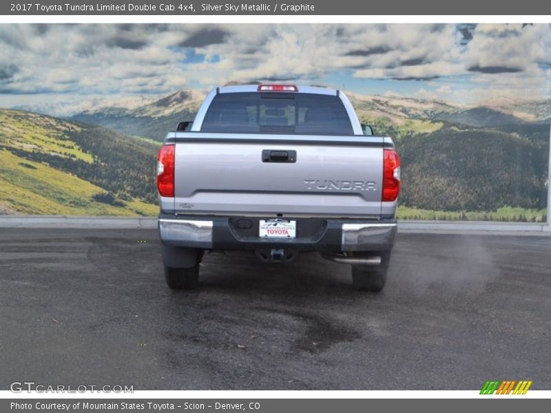 Silver Sky Metallic / Graphite 2017 Toyota Tundra Limited Double Cab 4x4