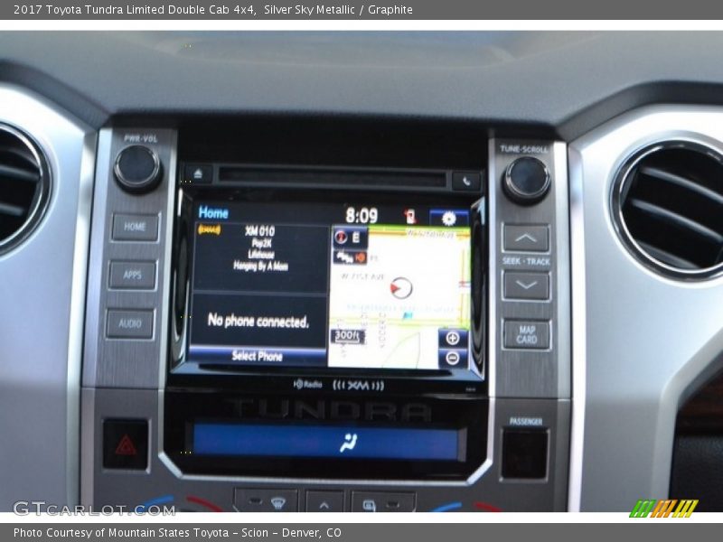 Silver Sky Metallic / Graphite 2017 Toyota Tundra Limited Double Cab 4x4