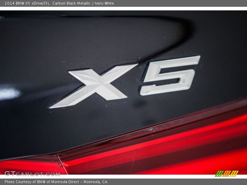 Carbon Black Metallic / Ivory White 2014 BMW X5 xDrive35i