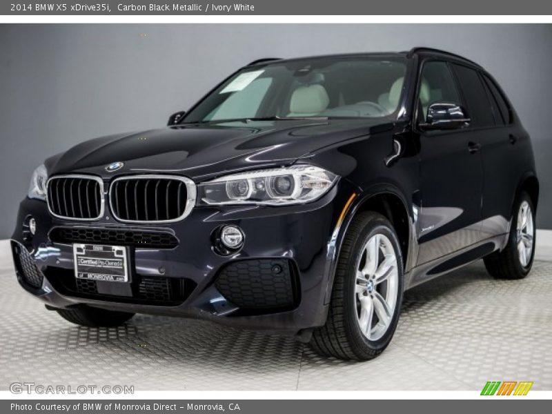 Carbon Black Metallic / Ivory White 2014 BMW X5 xDrive35i