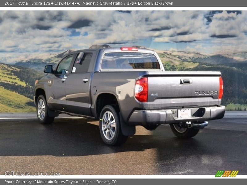 Magnetic Gray Metallic / 1794 Edition Black/Brown 2017 Toyota Tundra 1794 CrewMax 4x4