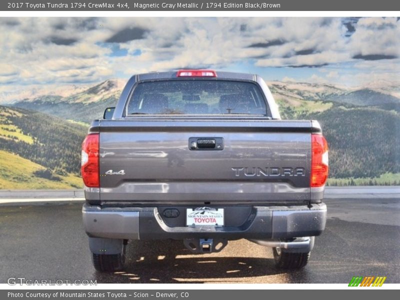 Magnetic Gray Metallic / 1794 Edition Black/Brown 2017 Toyota Tundra 1794 CrewMax 4x4