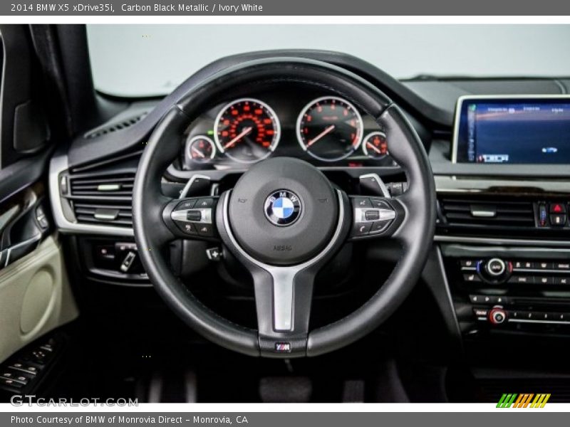 Carbon Black Metallic / Ivory White 2014 BMW X5 xDrive35i