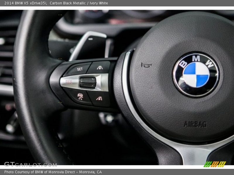 Carbon Black Metallic / Ivory White 2014 BMW X5 xDrive35i