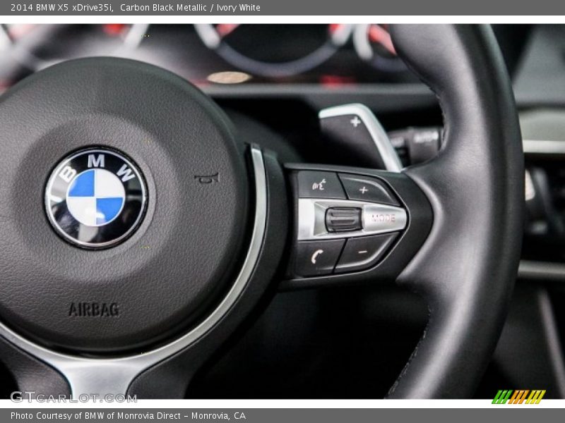 Carbon Black Metallic / Ivory White 2014 BMW X5 xDrive35i