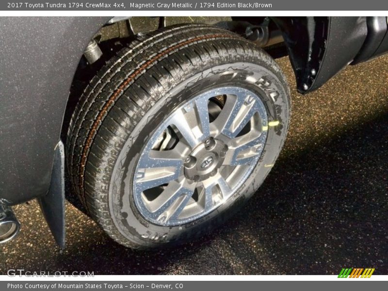 Magnetic Gray Metallic / 1794 Edition Black/Brown 2017 Toyota Tundra 1794 CrewMax 4x4
