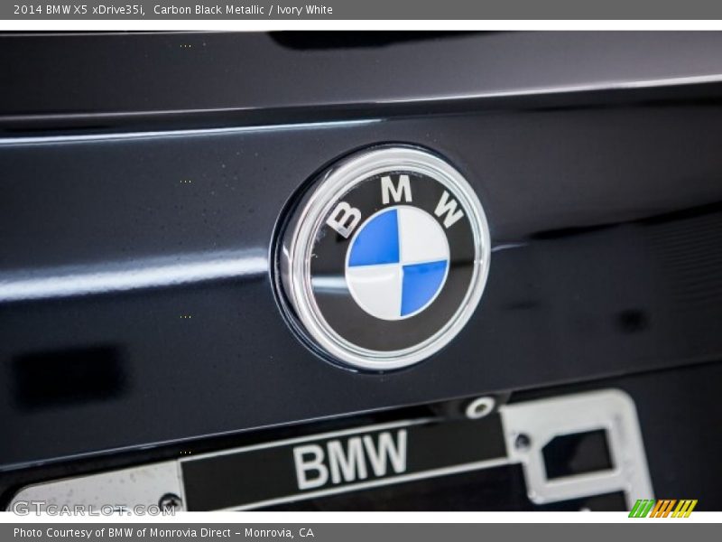 Carbon Black Metallic / Ivory White 2014 BMW X5 xDrive35i