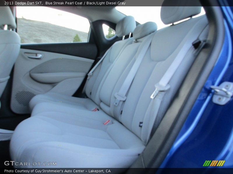 Blue Streak Pearl Coat / Black/Light Diesel Gray 2013 Dodge Dart SXT