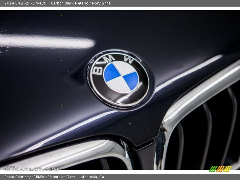 Carbon Black Metallic / Ivory White 2014 BMW X5 xDrive35i