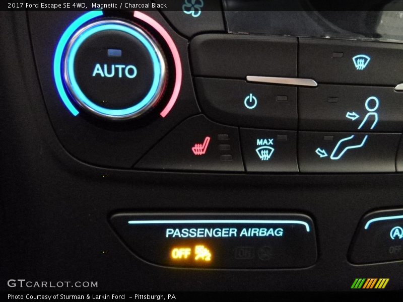 Magnetic / Charcoal Black 2017 Ford Escape SE 4WD