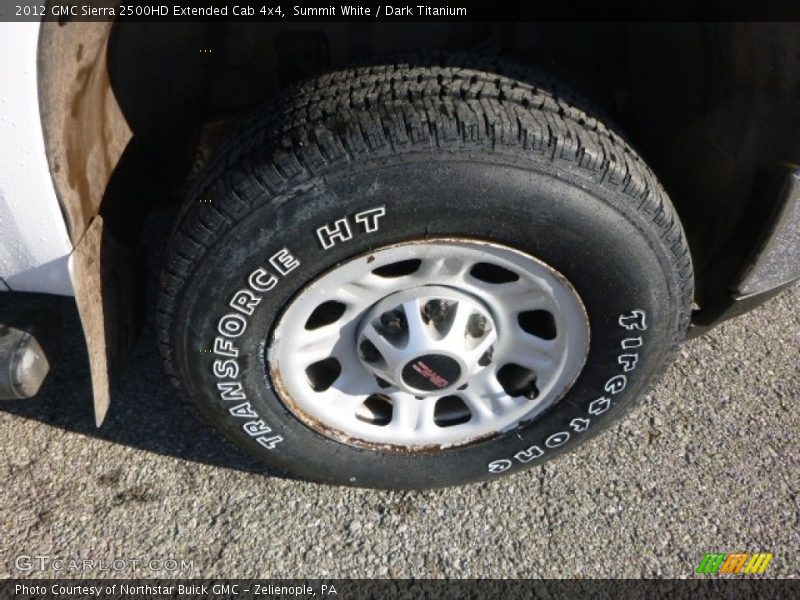 Summit White / Dark Titanium 2012 GMC Sierra 2500HD Extended Cab 4x4