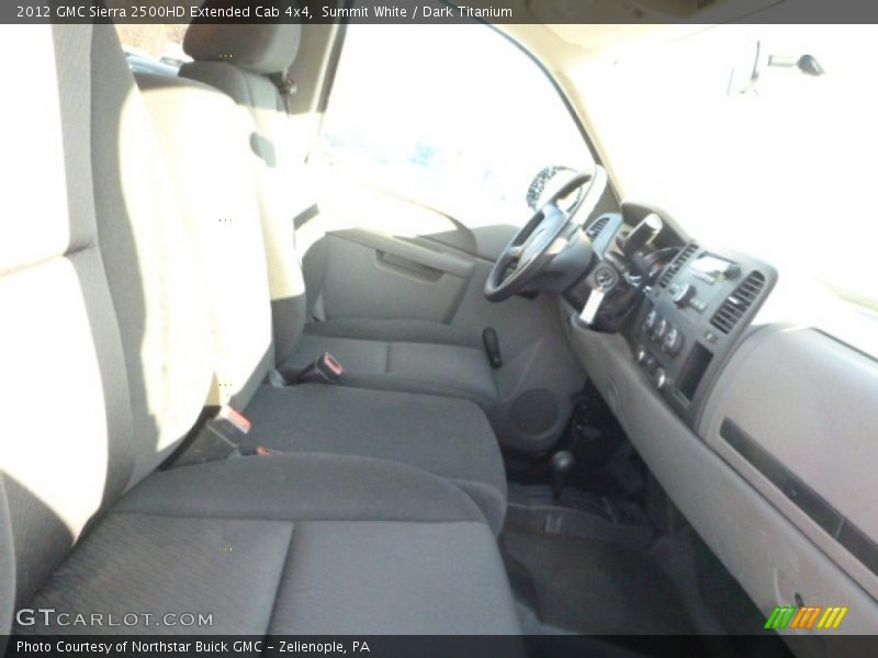 Summit White / Dark Titanium 2012 GMC Sierra 2500HD Extended Cab 4x4