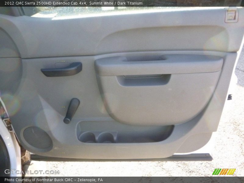 Summit White / Dark Titanium 2012 GMC Sierra 2500HD Extended Cab 4x4