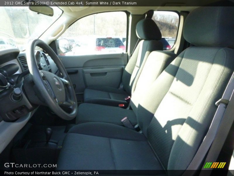 Summit White / Dark Titanium 2012 GMC Sierra 2500HD Extended Cab 4x4