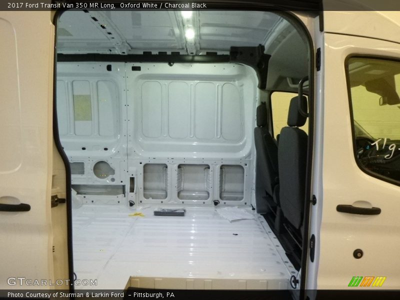 Oxford White / Charcoal Black 2017 Ford Transit Van 350 MR Long