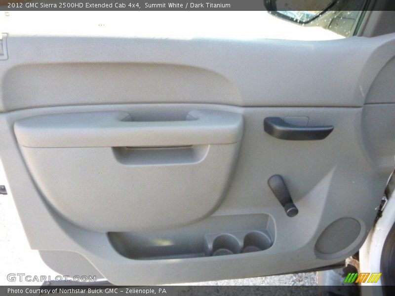Summit White / Dark Titanium 2012 GMC Sierra 2500HD Extended Cab 4x4