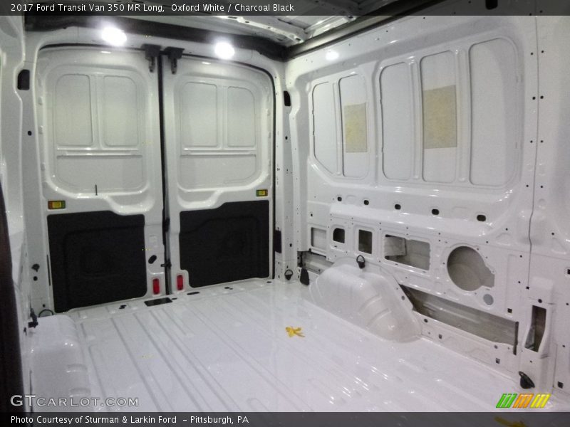 Oxford White / Charcoal Black 2017 Ford Transit Van 350 MR Long