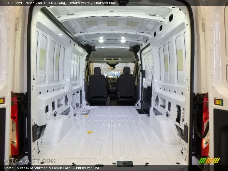 Oxford White / Charcoal Black 2017 Ford Transit Van 350 MR Long
