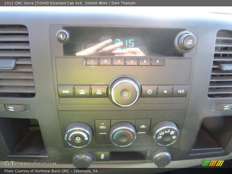 Summit White / Dark Titanium 2012 GMC Sierra 2500HD Extended Cab 4x4
