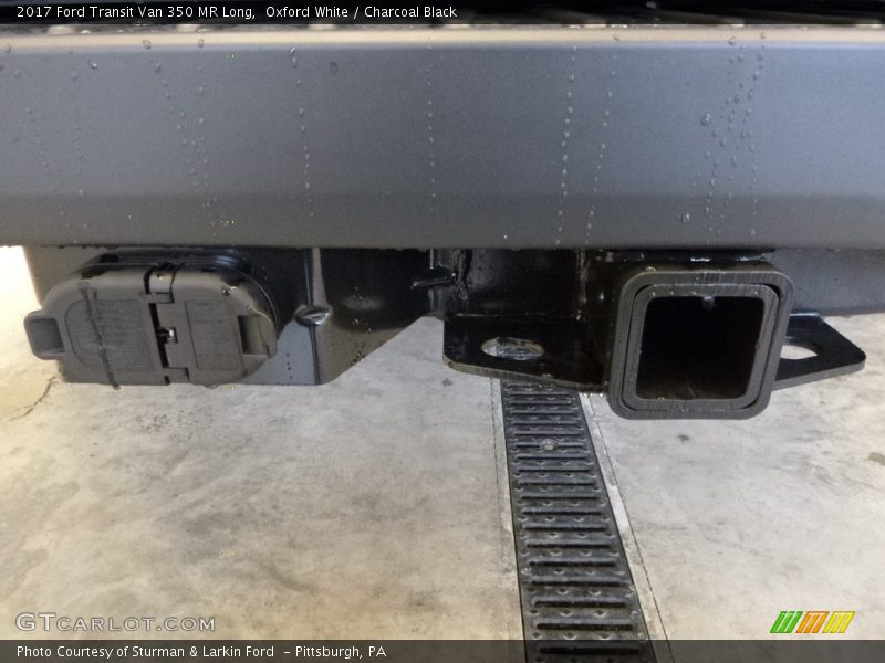 Oxford White / Charcoal Black 2017 Ford Transit Van 350 MR Long