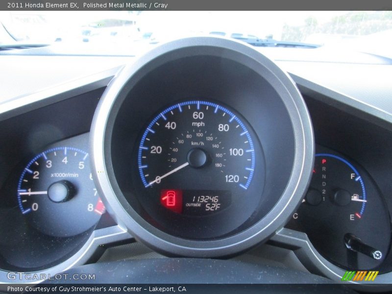 Polished Metal Metallic / Gray 2011 Honda Element EX