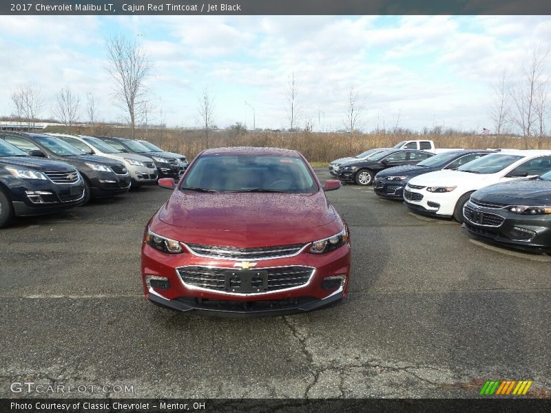 Cajun Red Tintcoat / Jet Black 2017 Chevrolet Malibu LT