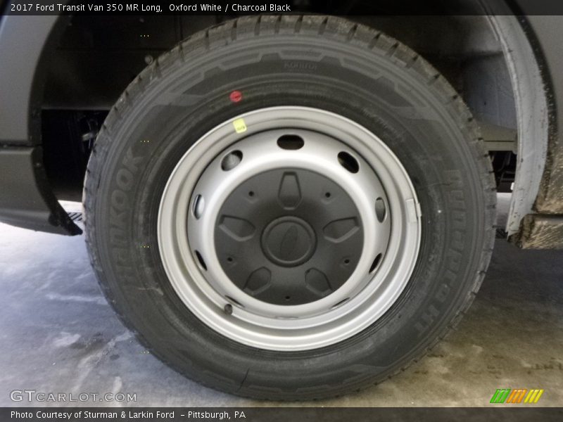 Oxford White / Charcoal Black 2017 Ford Transit Van 350 MR Long